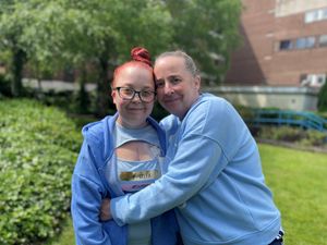 Supporting image for story: Teenage transplant patient is back shopping for bargains after learning to walk again