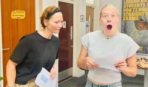 Students at the Grove School in Market Drayton