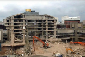 Supporting image for story: Birmingham Paradise development: Watch a YEAR of demolition at Central Library in just 90 seconds