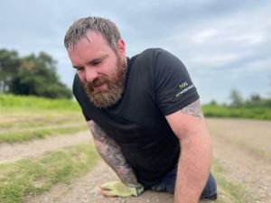 Supporting image for story: Paralympian who climbed Wrekin on his hands says it was harder than winning gold