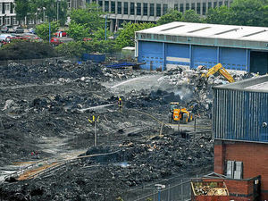 Supporting image for story: Firms counting cost of inferno at Smethwick waste plant