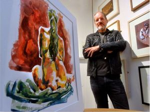 Supporting image for story: Walking Dead artist Charlie Adlard raises £3,000 for Shrewsbury community arts charity