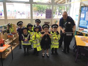 Pegasus pupils with PC Duncan