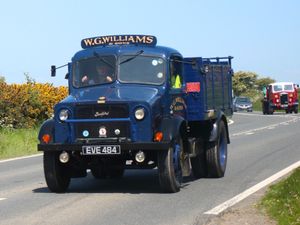 Supporting image for story: Convoy of classic lorries hit the road for weekend of scenic trips