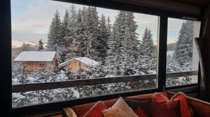 The view from the restaurant at Altitude Lodge