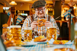 A customer in a Marston's pub