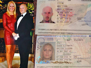 Supporting image for story: Bald Neil travels on blonde girlfriend's passport