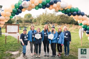 Titty Trail team
(l-r) Louise Childs, Naomi Atkin, Miranda Ashwell, Emilie Kerr, Steph Smith, Catherine Buckley, Helen Davies