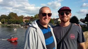 Gaz will be join by his dad Andy on the gruelling ride