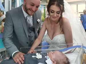 Supporting image for story: Children’s Hospital team ensure special wedding day on ward for poorly baby's parents