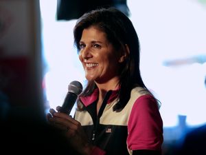 Supporting image for story: The Bear’s Ayo Edebiri confronts Nikki Haley during surprise SNL cameo