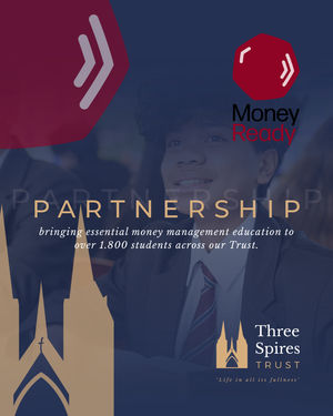 Partnership Image between Money Ready & Three Spires Trust.