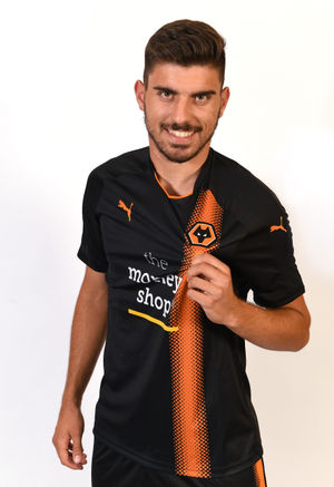 New signing Ruben Neves in the 2017/18 away shirt