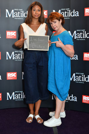 Laura Rollins and Jan Pearson at the premiere of Matilda The Musical at Birmingham Hippodrome. Photo by: Simon Hadley