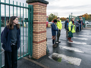 Supporting image for story: Six people arrested after anti-arms fair protest at Telford International Centre