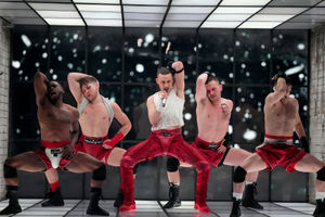 Olly Alexander of United Kingdom performs the song Dizzy, during the Grand Final of the Eurovision Song Contest in Malmo, Sweden