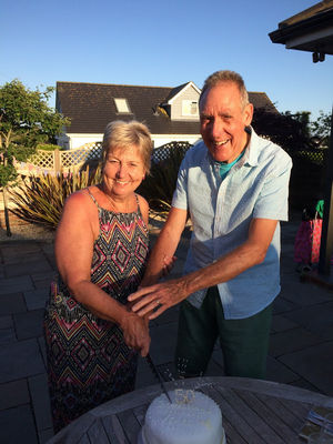 Rob Perks with his wife Marion