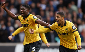 Marshall Munetsi and Andre (Photo by Wolverhampton Wanderers FC/Wolves via Getty Images)