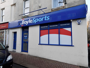 Supporting image for story: Bookies ordered to repaint Dudley betting shop to get rid of 'adverse' colour