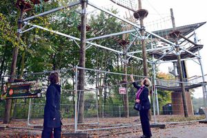 Supporting image for story: Getting set for Telford's new aerial ropes course