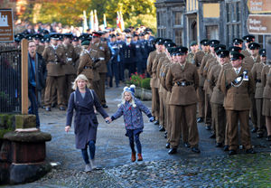 The Shrewsbury Remembrance Sunday parade