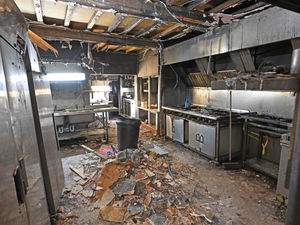 Supporting image for story: Watch: Devastation after major blaze at Shrewsbury restaurant