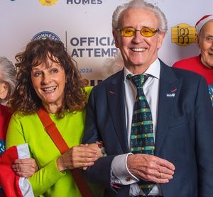 Sian Reeves and Tony Christie.