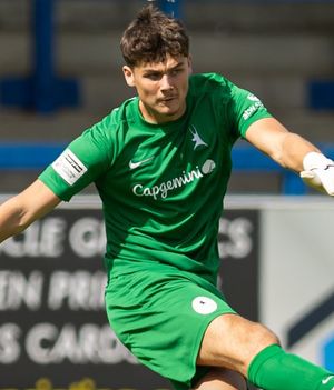 Alfie Brooks starred on debut for Telford in the 1-1 draw at King's Lynn Town. Photo: AFC Telford United