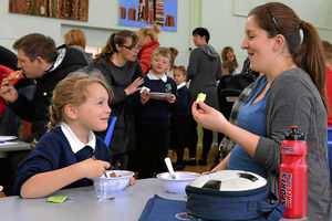 Parents have been invited to enjoy breakfasts too