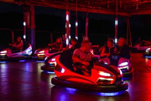 Enjoying the bumper cars. Pictures: Noah Pluck / Yil Aerial Photography