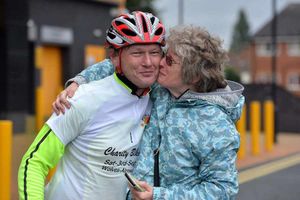 Andrew Johnstone is welcomed back by Rose Johnstone