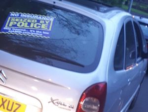 A silver Citroen was pulled over and confiscated, in Stirchley Road, Stirchley, after officers received a tip-off that it was been driven by a banned driver