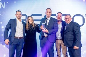 The Reeco Automation team accepting the award at the Automate UK Awards 