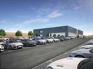 Supporting image for story: Work progressing at Wolverhampton's new multi-million pound Jaguar Land Rover showroom