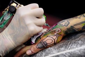 Visitors used the convention as an opportunity to add more art to their bodies