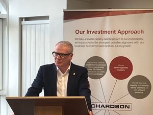 Mayor Richard Parker at the Richardson round table business event on November 7