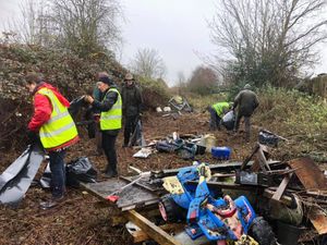 A group of litter picking volunteers who have been helping to keep Hartlebury Common tidy have been nominated for an award
