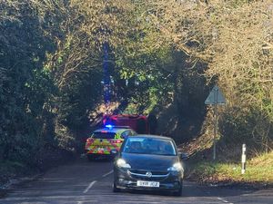 Supporting image for story: Overturned vehicle on country lane near Wolverhampton sparks unwanted diversions