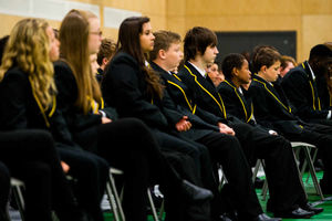 Pupils at Telford Park School
