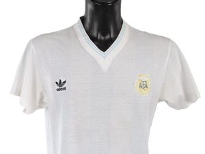 Supporting image for story: Diego Maradona’s match-worn shirts among sporting memorabilia sold at auction