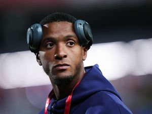 Supporting image for story: England match paused after laser pen shone in Ezri Konsa’s face