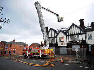 Supporting image for story: Suspected arson attack destroys Bloxwich pub
