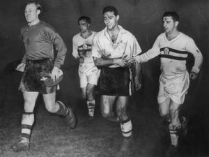 Supporting image for story: The story of Wolves' old gold shirts 70 years on from special Honved match