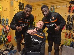 Supporting image for story: Wolves fan left wheelchair-bound after hit by car meets players for 18th birthday