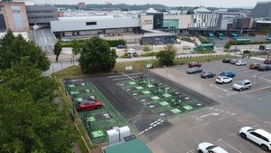 18 new EV charging bays have opened at Telford Centre, Telford (Picture: Telford Centre)