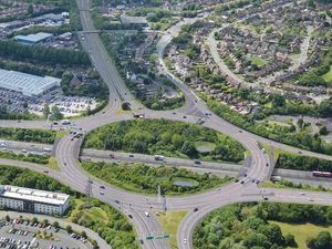 Supporting image for story: M6 Junction 10 revamp at Walsall will take TWO YEARS