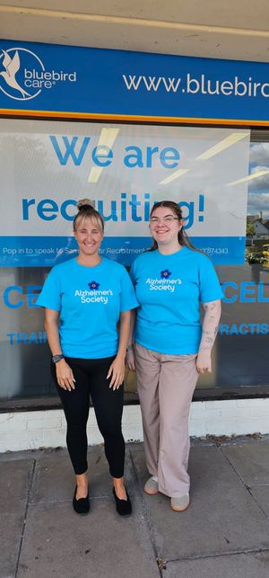 Staff from Bluebird Care 