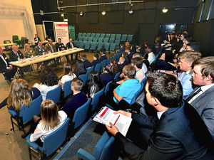 Supporting image for story: Students put bosses in spotlight at Telford school