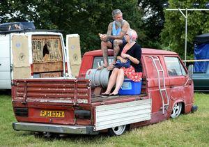 One of the cool camper vans on show