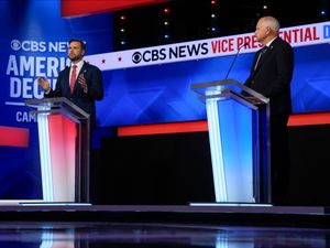 Supporting image for story: Tim Walz and JD Vance go in depth on policy in vice presidential debate